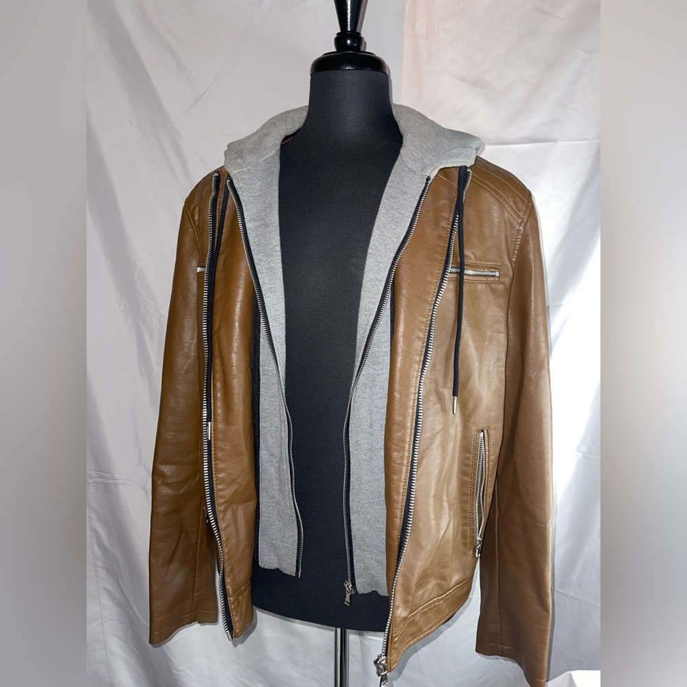 FAUX LEATHER | 2-IN-1 JACKET